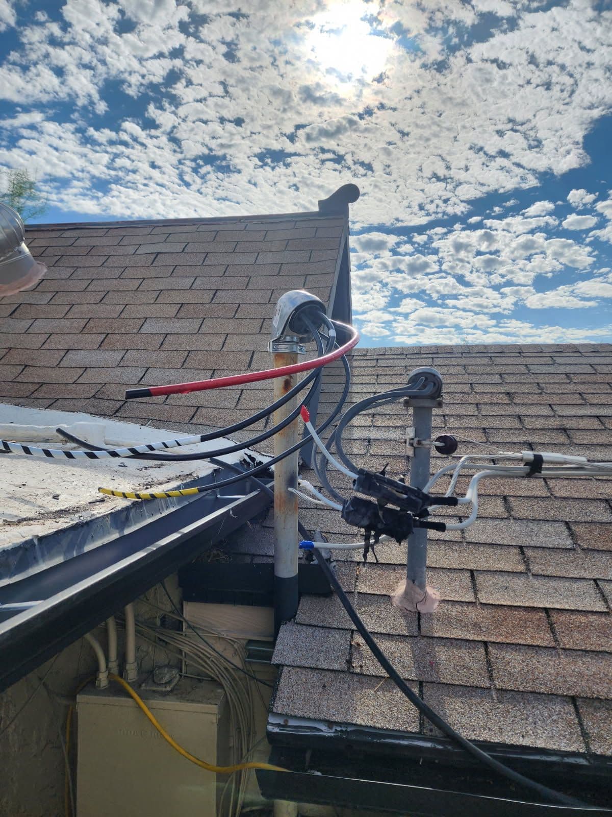 Rooftop Wiring Safety Enhanced by NES Electrical image